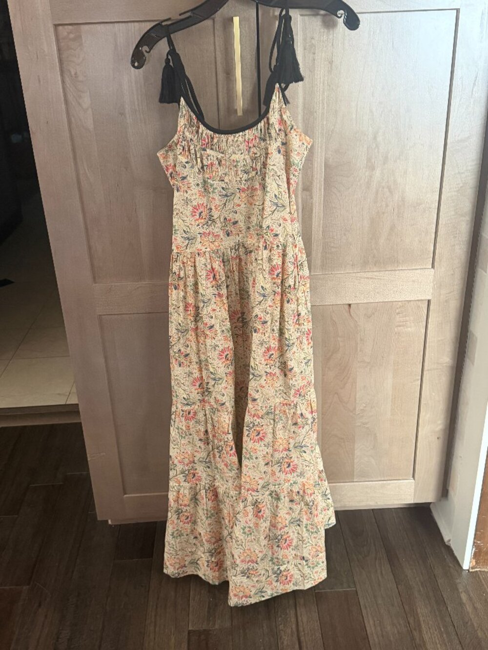 THE GREAT The breeze floral midi dress with pockets NWT Size 1